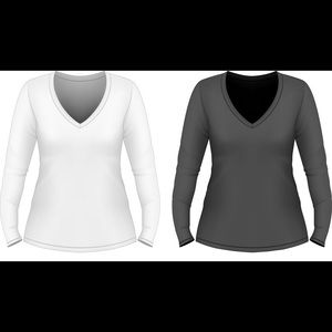 2 IN 1!! Soft long sleeves